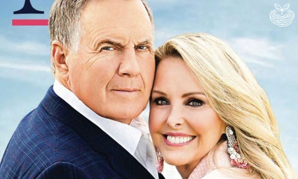 Linda Holliday and Bill Belichick