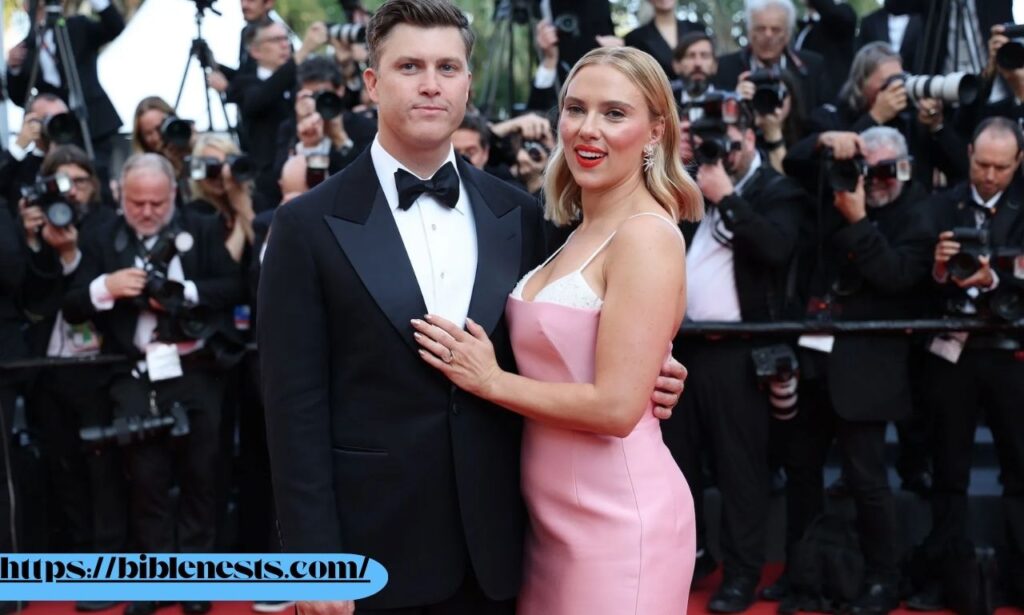 How did Scarlett Johansson meet her husband?